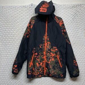 Thirtytwo Snowboard Jacket Mens Sz‎ M  Lashed Insulated Jacket camo Full Zip